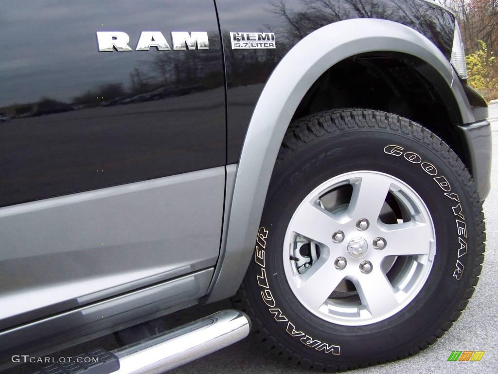 2010 Ram 1500 TRX4 Regular Cab 4x4 - Brilliant Black Crystal Pearl / Dark Slate/Medium Graystone photo #10