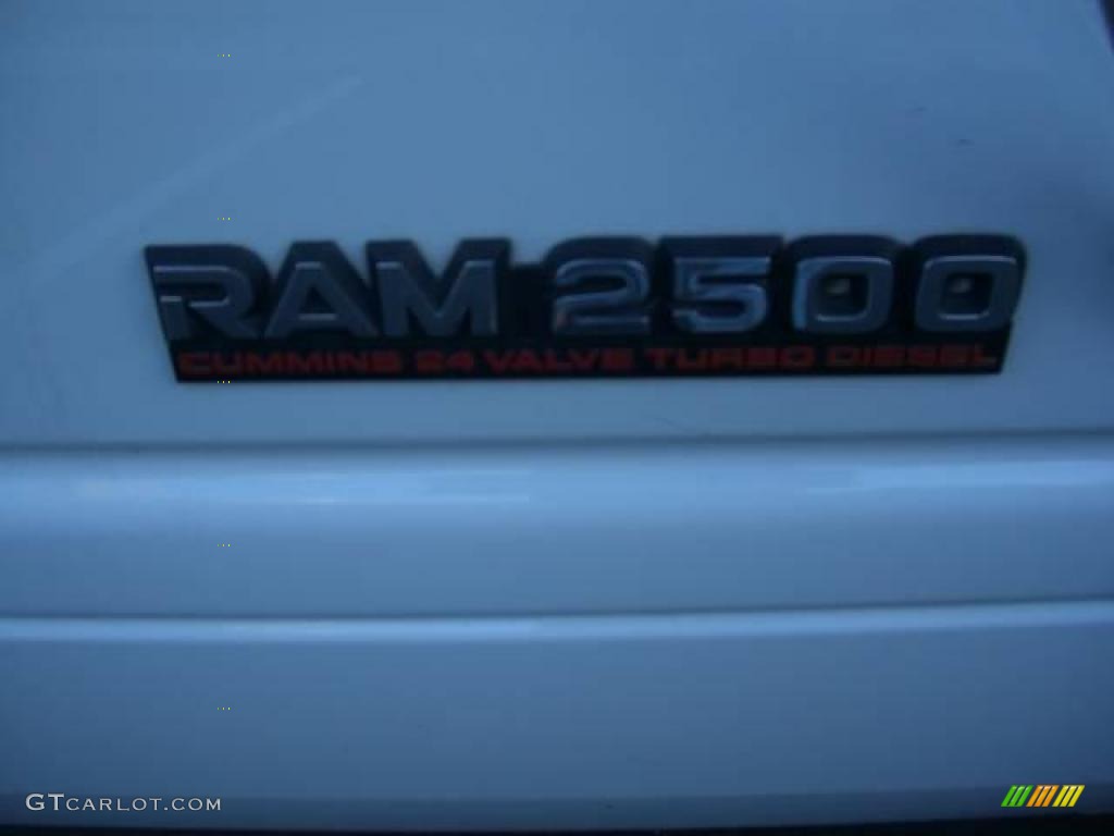 1999 Ram 2500 ST Extended Cab - Bright White / Mist Gray photo #13