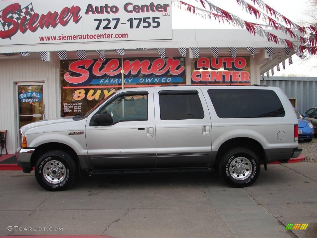 Silver Metallic Ford Excursion