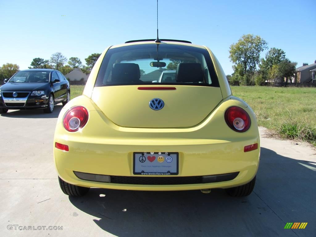 2009 New Beetle 2.5 Coupe - Sunflower Yellow / Black photo #2