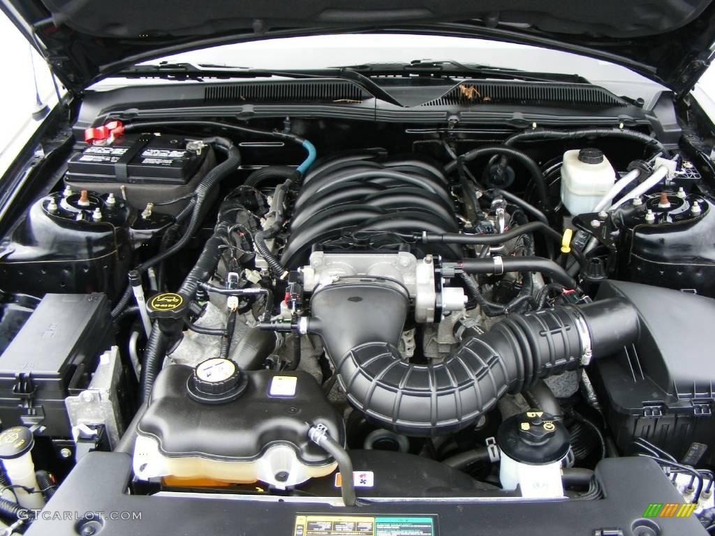 2006 Mustang GT Premium Convertible - Black / Red/Dark Charcoal photo #27