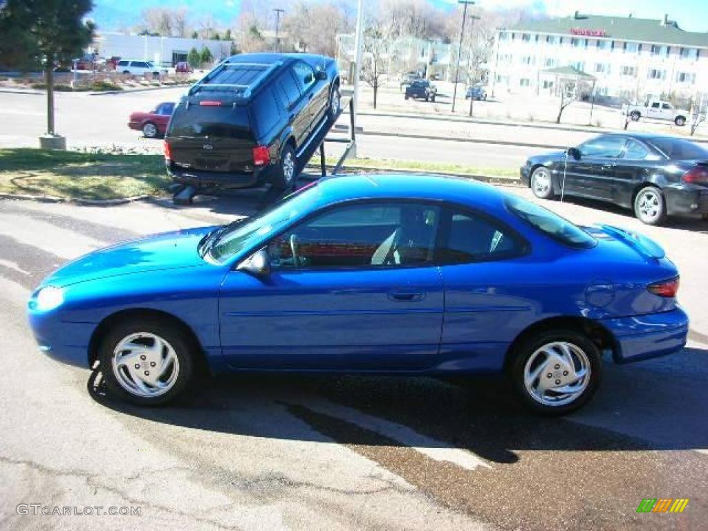 1999 Escort ZX2 Coupe - Atlantic Blue Metallic / Medium Graphite photo #2