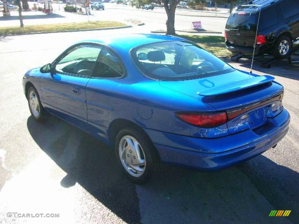 1999 Escort ZX2 Coupe - Atlantic Blue Metallic / Medium Graphite photo #3