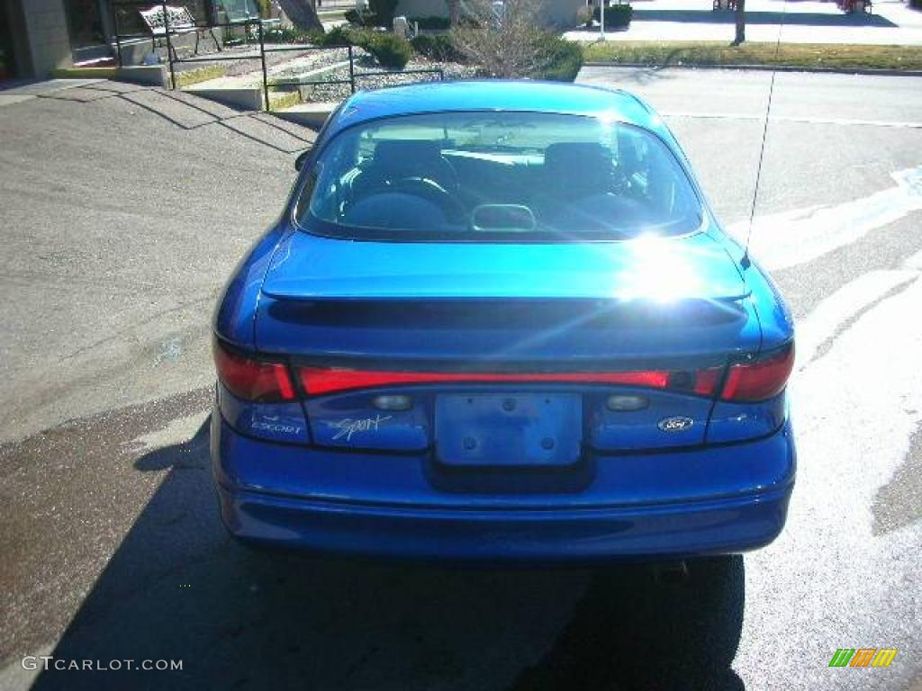 1999 Escort ZX2 Coupe - Atlantic Blue Metallic / Medium Graphite photo #4