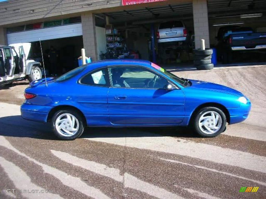 1999 Escort ZX2 Coupe - Atlantic Blue Metallic / Medium Graphite photo #6