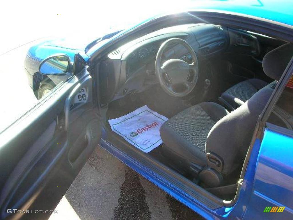 1999 Escort ZX2 Coupe - Atlantic Blue Metallic / Medium Graphite photo #10