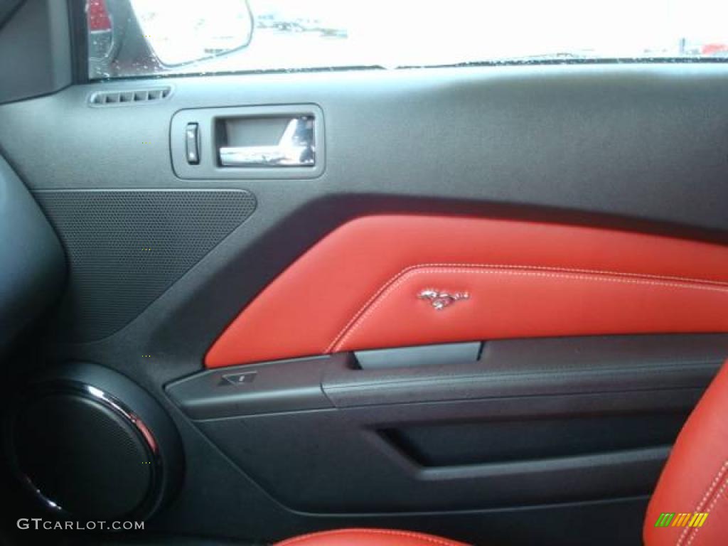 2010 Mustang GT Premium Convertible - Red Candy Metallic / Brick Red photo #17