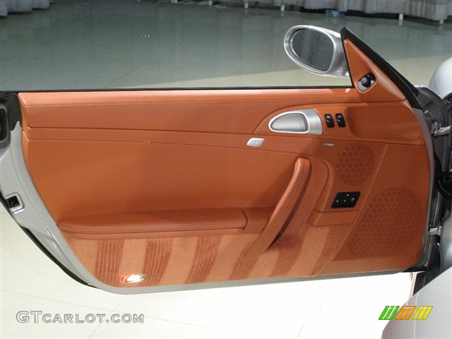 2007 911 Targa 4S - GT Silver Metallic / Terracotta photo #13