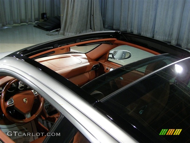 2007 911 Targa 4S - GT Silver Metallic / Terracotta photo #17
