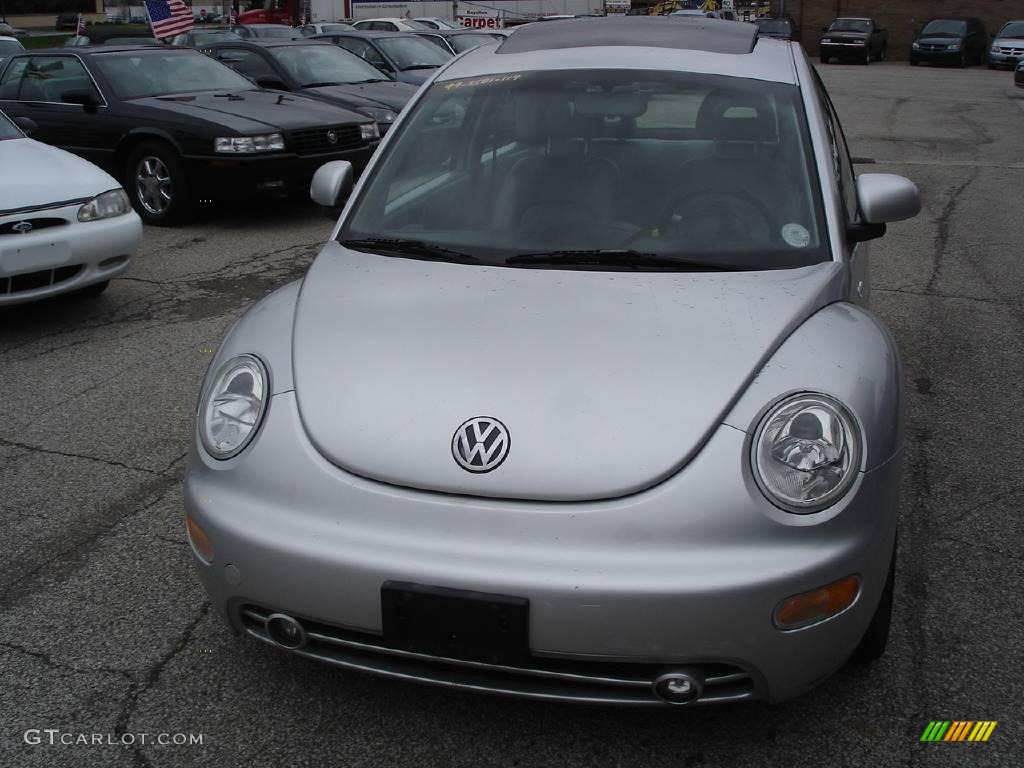 1999 New Beetle GLS Coupe - Silver Metallic / Gray photo #2