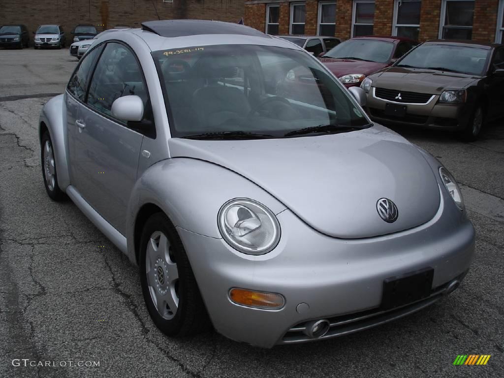 1999 New Beetle GLS Coupe - Silver Metallic / Gray photo #3