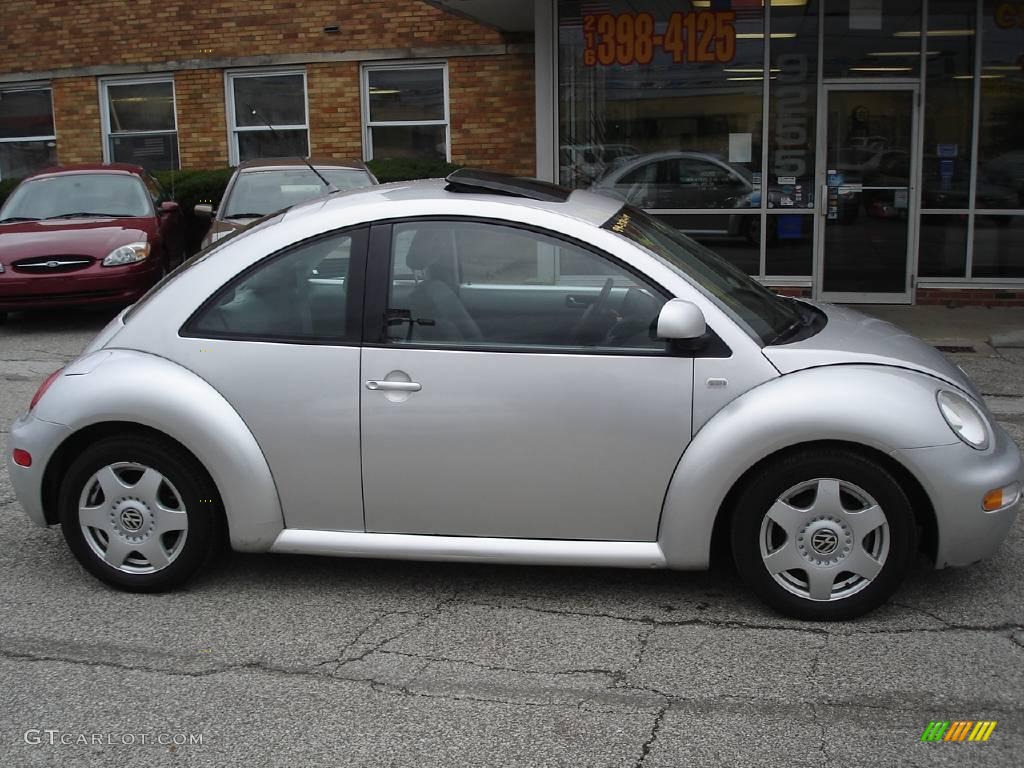 1999 New Beetle GLS Coupe - Silver Metallic / Gray photo #4