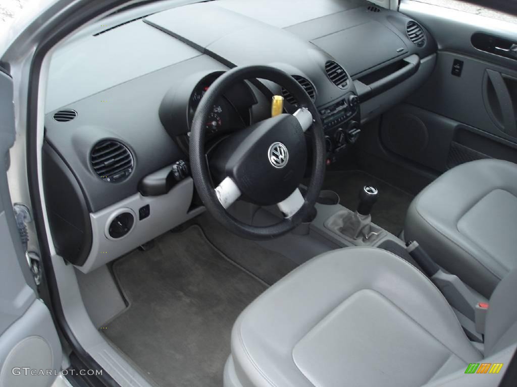 1999 New Beetle GLS Coupe - Silver Metallic / Gray photo #8