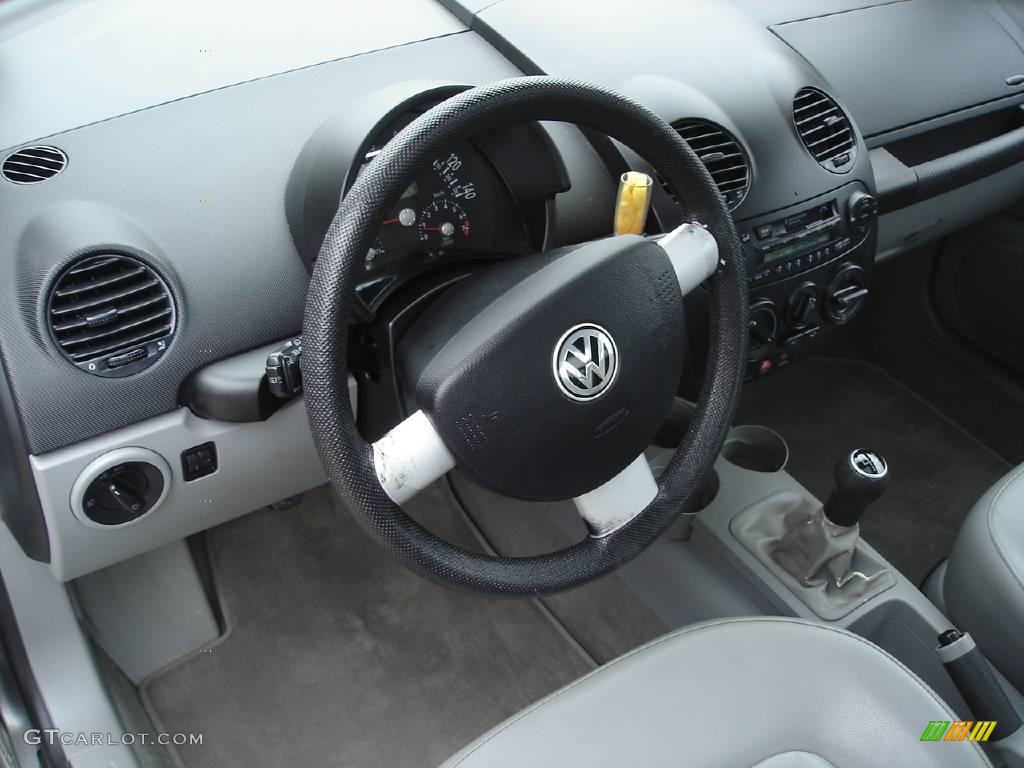 1999 New Beetle GLS Coupe - Silver Metallic / Gray photo #11