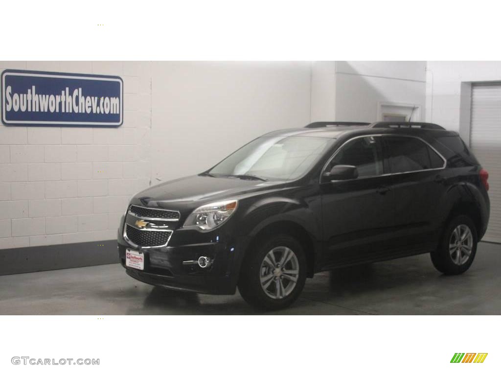 2010 Equinox LT - Black Granite Metallic / Jet Black photo #1
