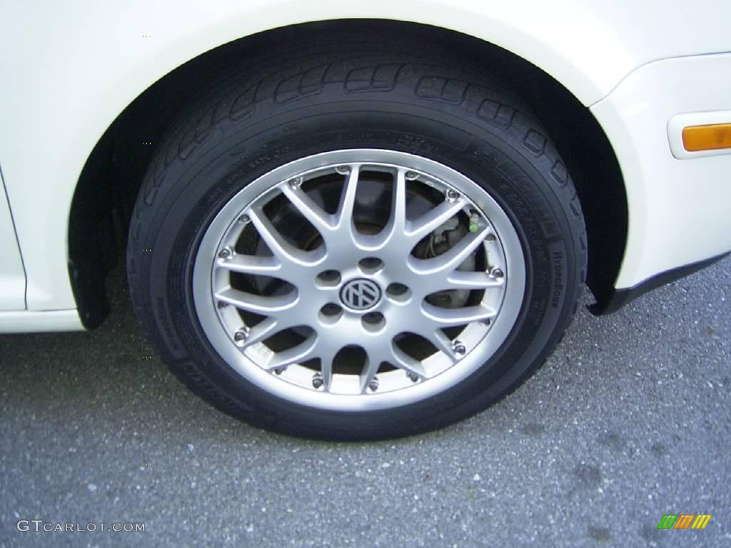 2001 Jetta Wolfsburg Edition Sedan - Cool White / Black photo #16