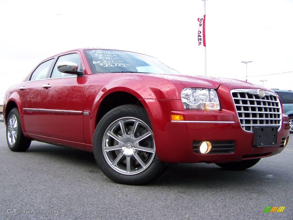 2010 300 Touring AWD - Inferno Red Crystal Pearl / Dark Slate Gray photo #1