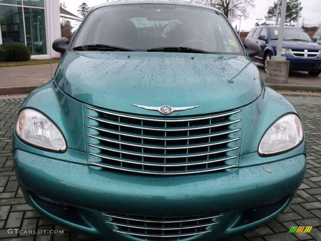 2004 PT Cruiser Touring Turbo - Seamist Green Metallic / Taupe/Pearl Beige photo #8