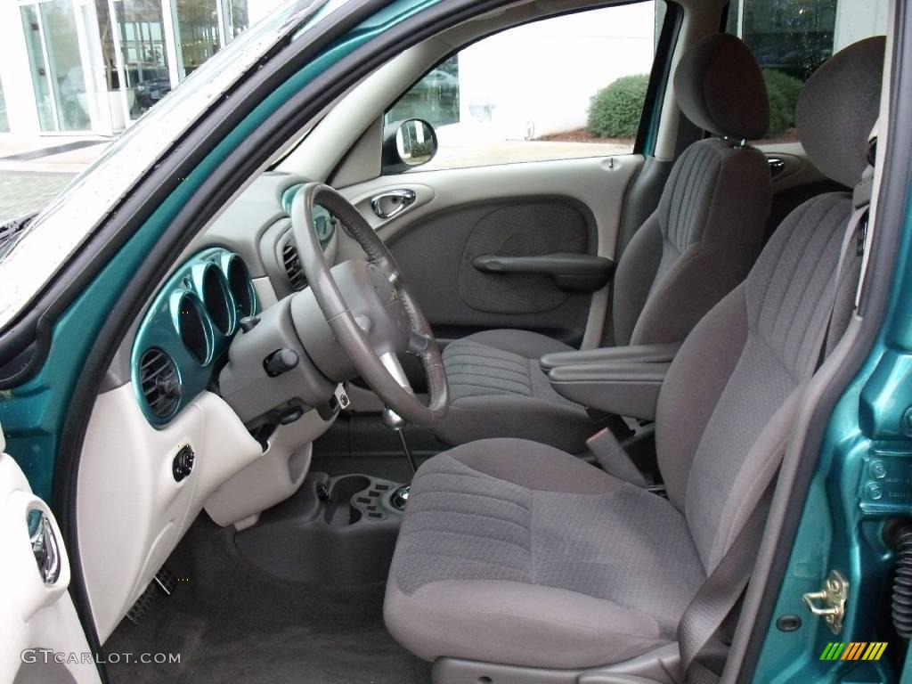2004 PT Cruiser Touring Turbo - Seamist Green Metallic / Taupe/Pearl Beige photo #10