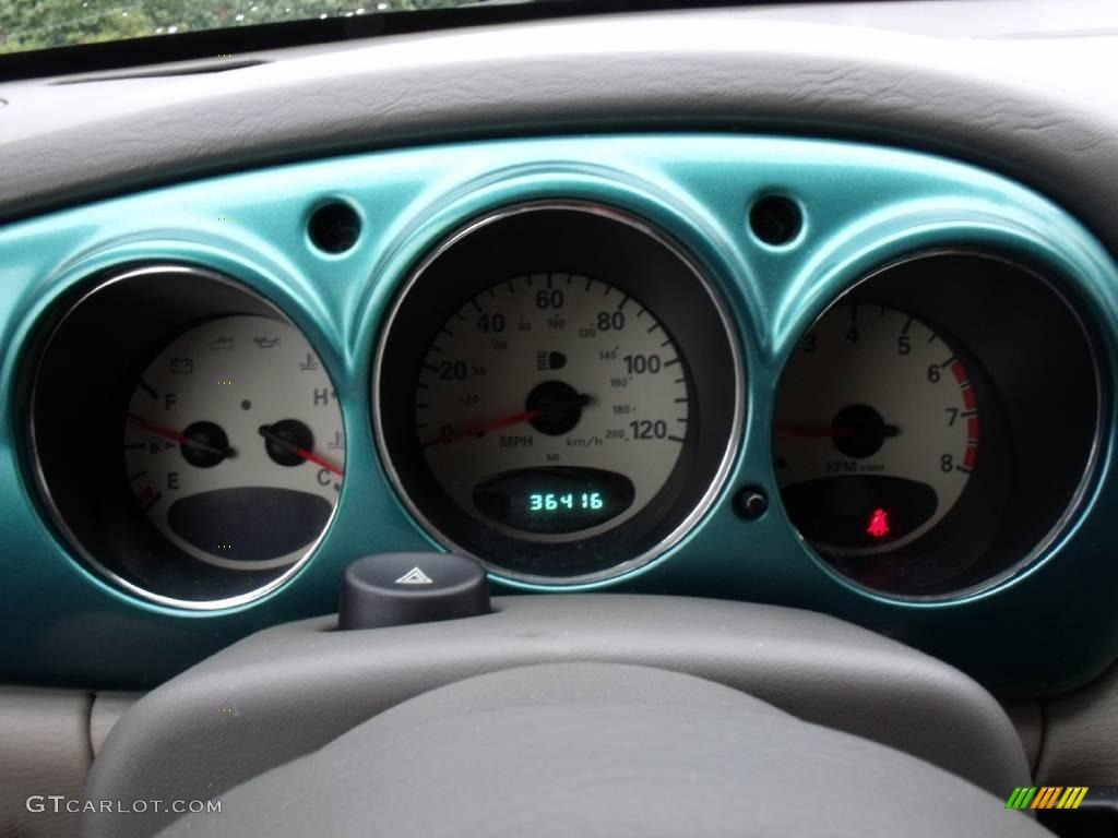 2004 PT Cruiser Touring Turbo - Seamist Green Metallic / Taupe/Pearl Beige photo #24