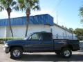 2001 Patriot Blue Pearl Dodge Ram 1500 SLT Club Cab  photo #6