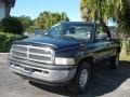 2001 Patriot Blue Pearl Dodge Ram 1500 SLT Club Cab  photo #7