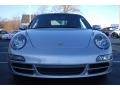 2007 Arctic Silver Metallic Porsche 911 Carrera S Cabriolet  photo #2