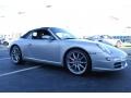 2007 Arctic Silver Metallic Porsche 911 Carrera S Cabriolet  photo #3