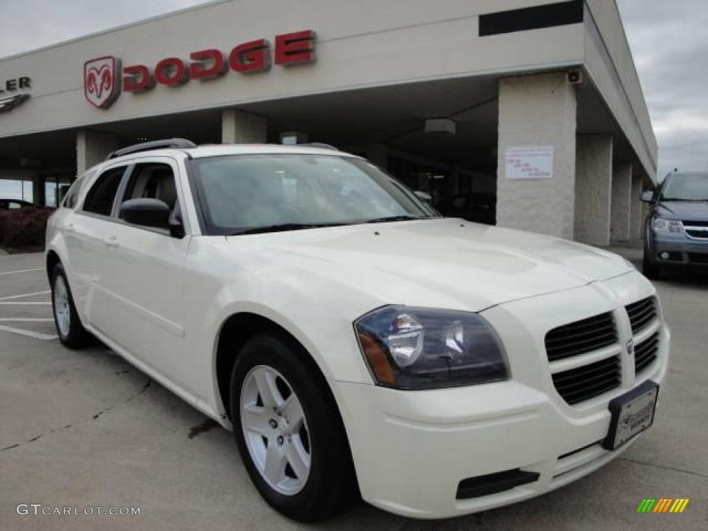 Cool Vanilla White Dodge Magnum