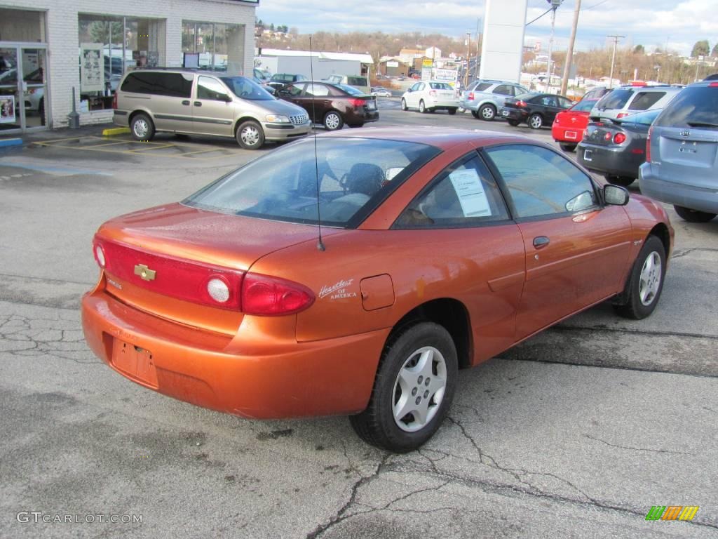 2005 Cavalier Coupe - Sunburst Orange Metallic / Graphite Gray photo #3