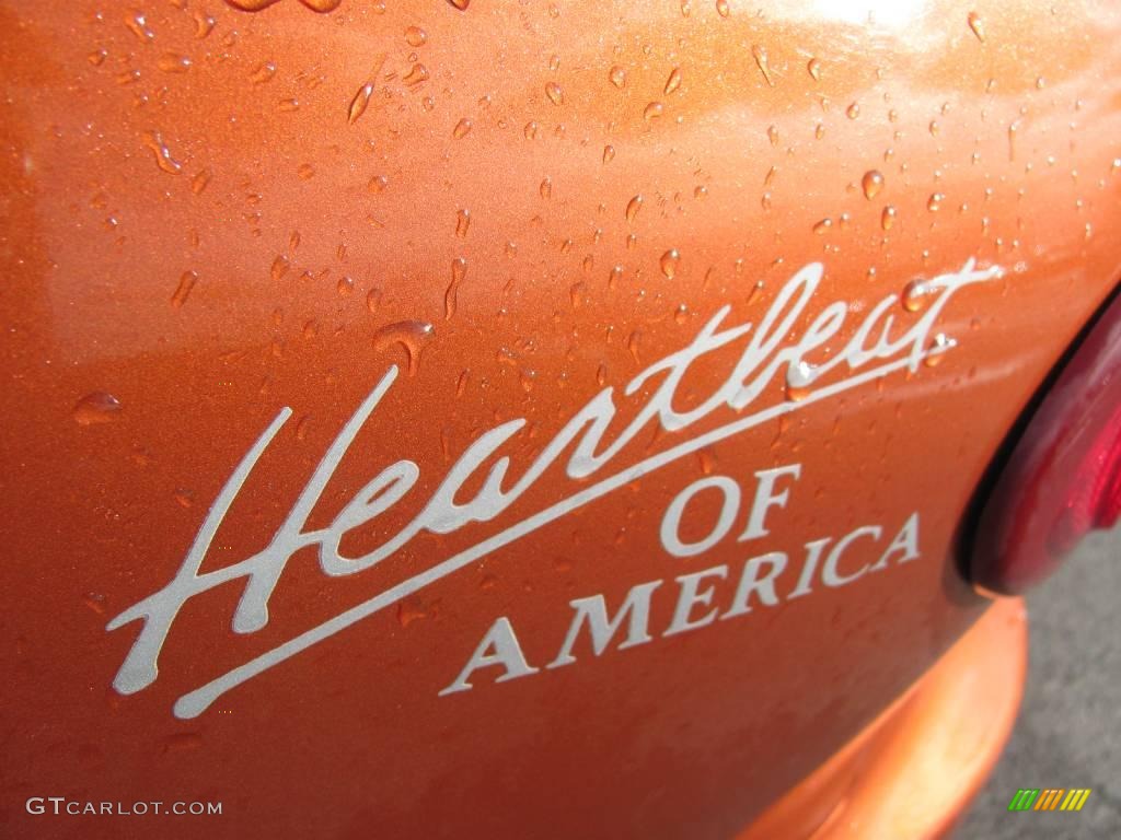 2005 Cavalier Coupe - Sunburst Orange Metallic / Graphite Gray photo #7