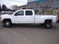 2009 Summit White Chevrolet Silverado 3500HD LTZ Crew Cab 4x4 Dually  photo #6