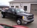 2009 Black Chevrolet Silverado 3500HD LT Crew Cab 4x4 Dually  photo #54