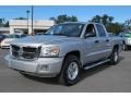 2008 Bright Silver Metallic Dodge Dakota SLT Crew Cab 4x4  photo #1