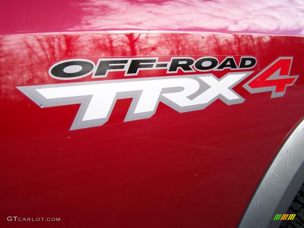 2010 Ram 1500 TRX4 Quad Cab 4x4 - Inferno Red Crystal Pearl / Dark Slate/Medium Graystone photo #9