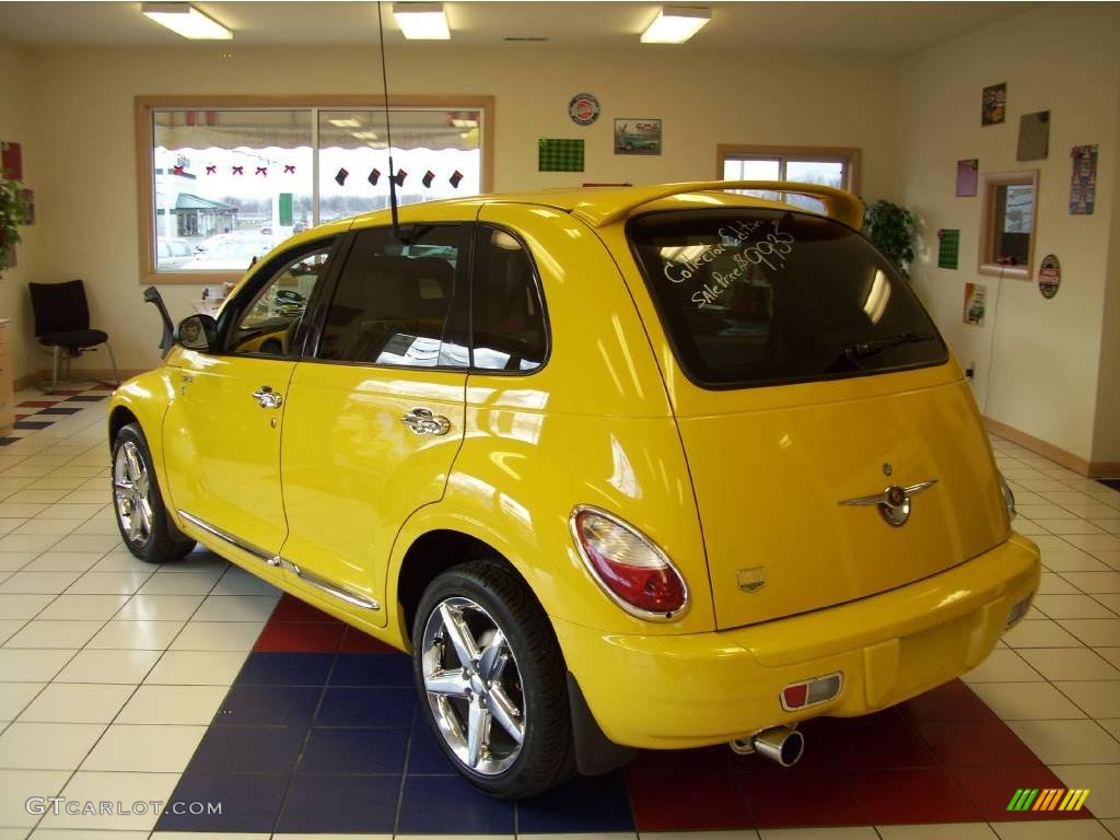 2006 PT Cruiser Street Cruiser Route 66 Edition - Solar Yellow / Pastel Slate Gray photo #3