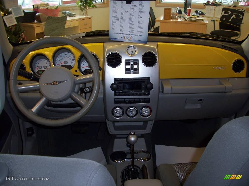 2006 PT Cruiser Street Cruiser Route 66 Edition - Solar Yellow / Pastel Slate Gray photo #6