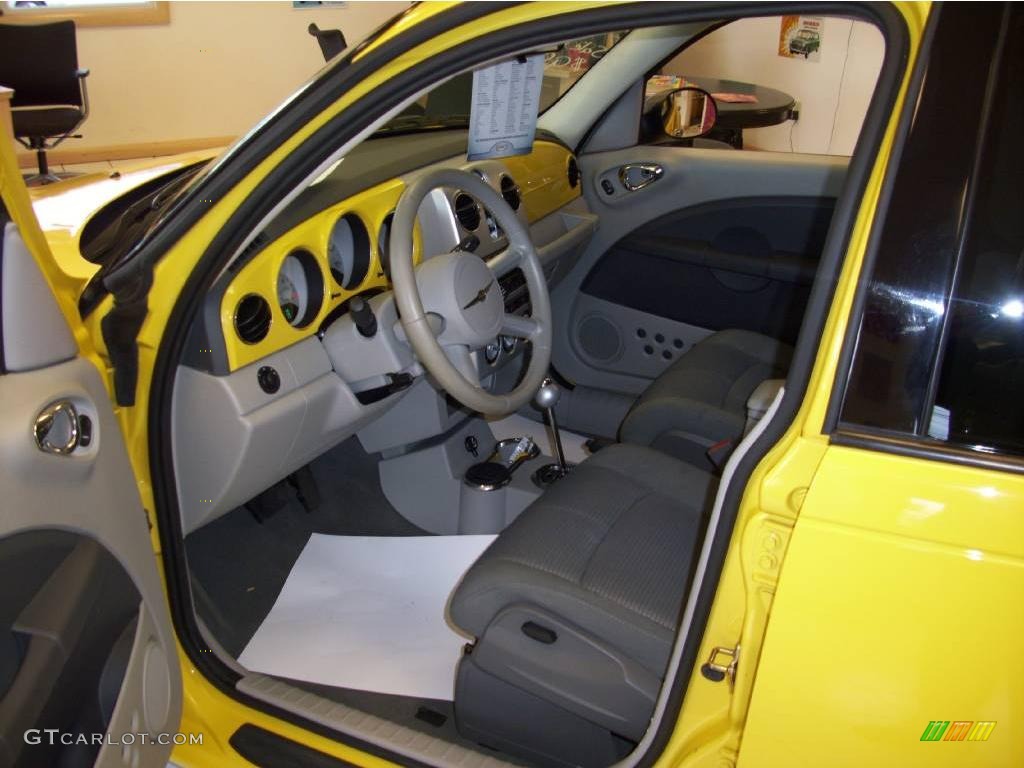 2006 PT Cruiser Street Cruiser Route 66 Edition - Solar Yellow / Pastel Slate Gray photo #7