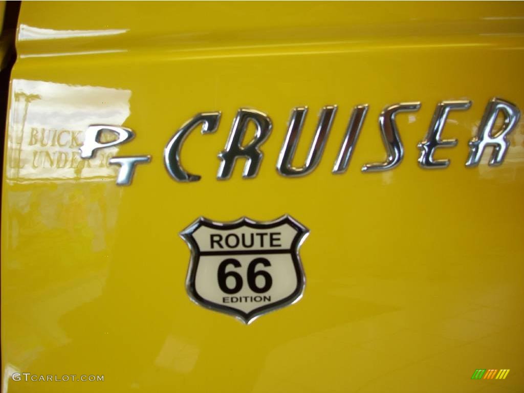 2006 PT Cruiser Street Cruiser Route 66 Edition - Solar Yellow / Pastel Slate Gray photo #11