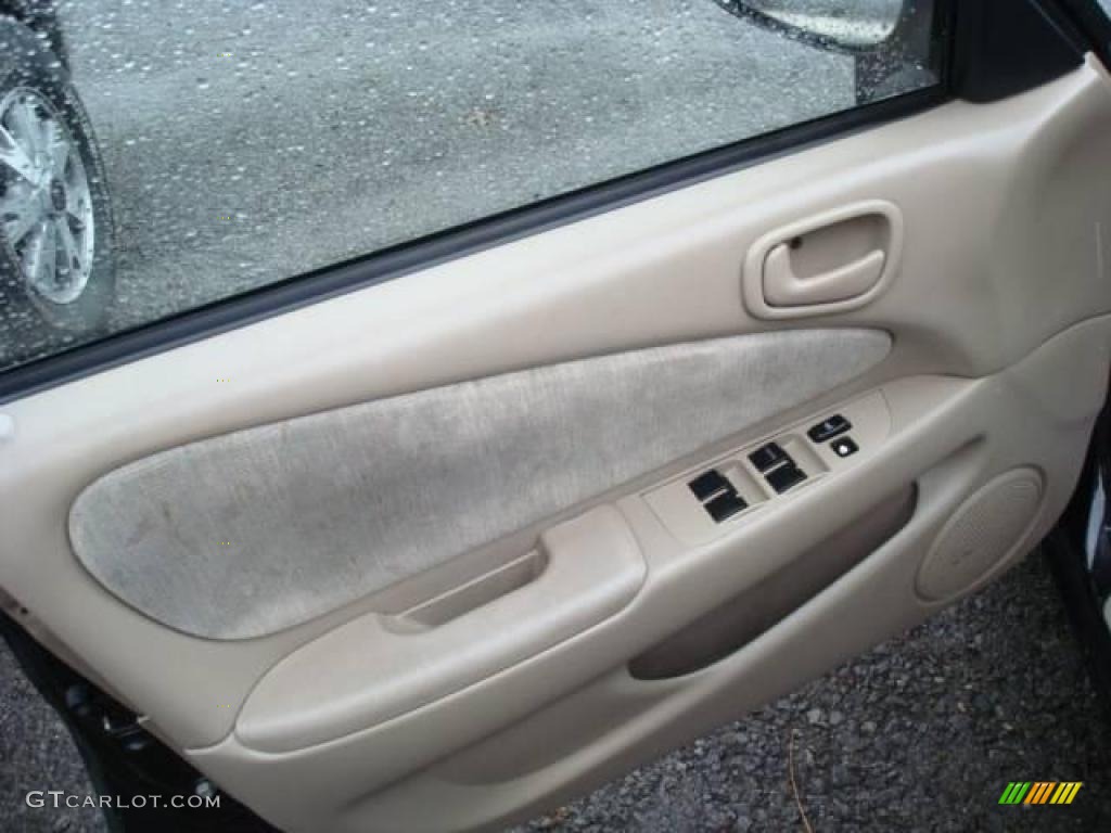 1998 Corolla LE - Satin Black Metallic / Beige photo #11