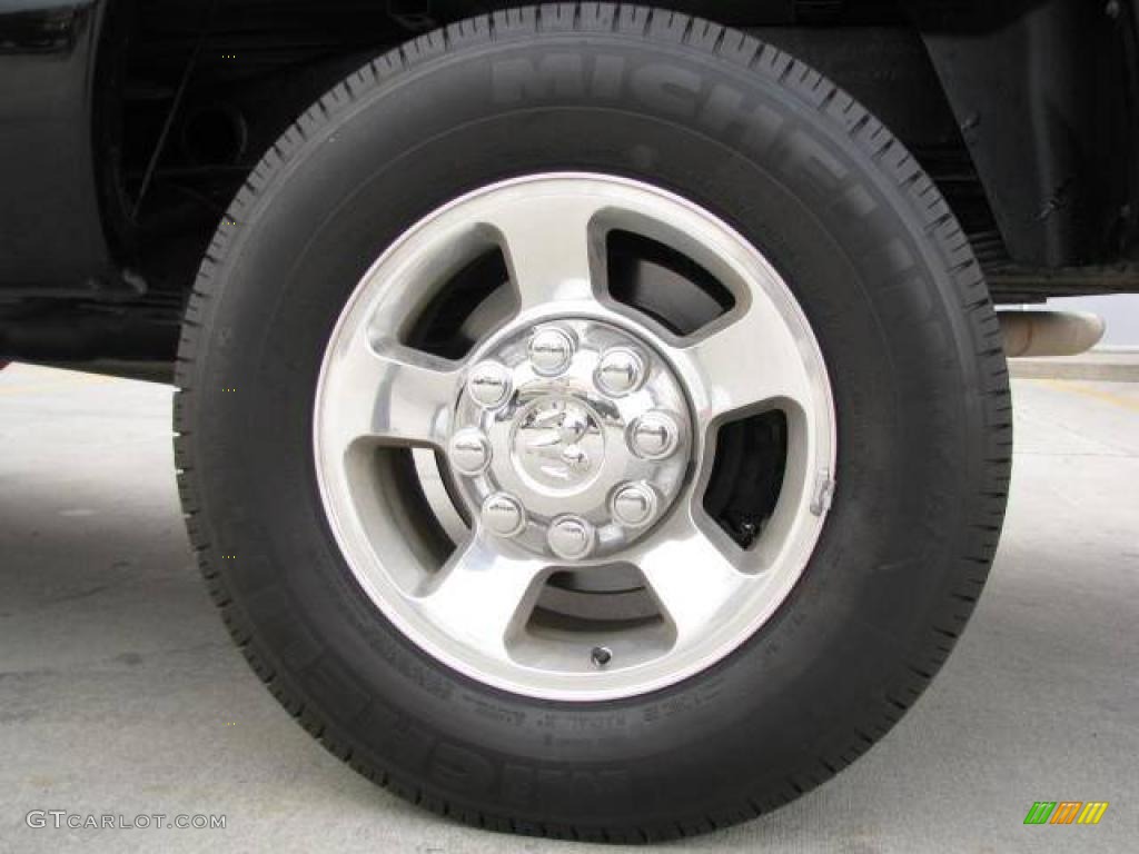 2007 Ram 2500 Big Horn Edition Quad Cab 4x4 - Brilliant Black / Medium Slate Gray photo #10
