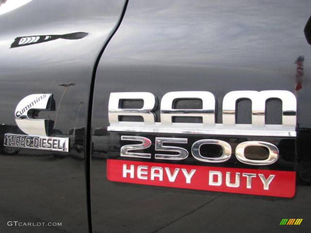 2007 Ram 2500 Big Horn Edition Quad Cab 4x4 - Brilliant Black / Medium Slate Gray photo #16