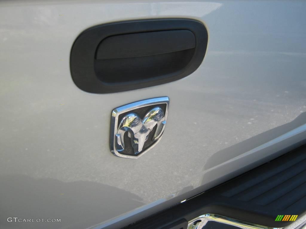 2005 Dakota Laramie Quad Cab 4x4 - Bright Silver Metallic / Medium Slate Gray photo #11