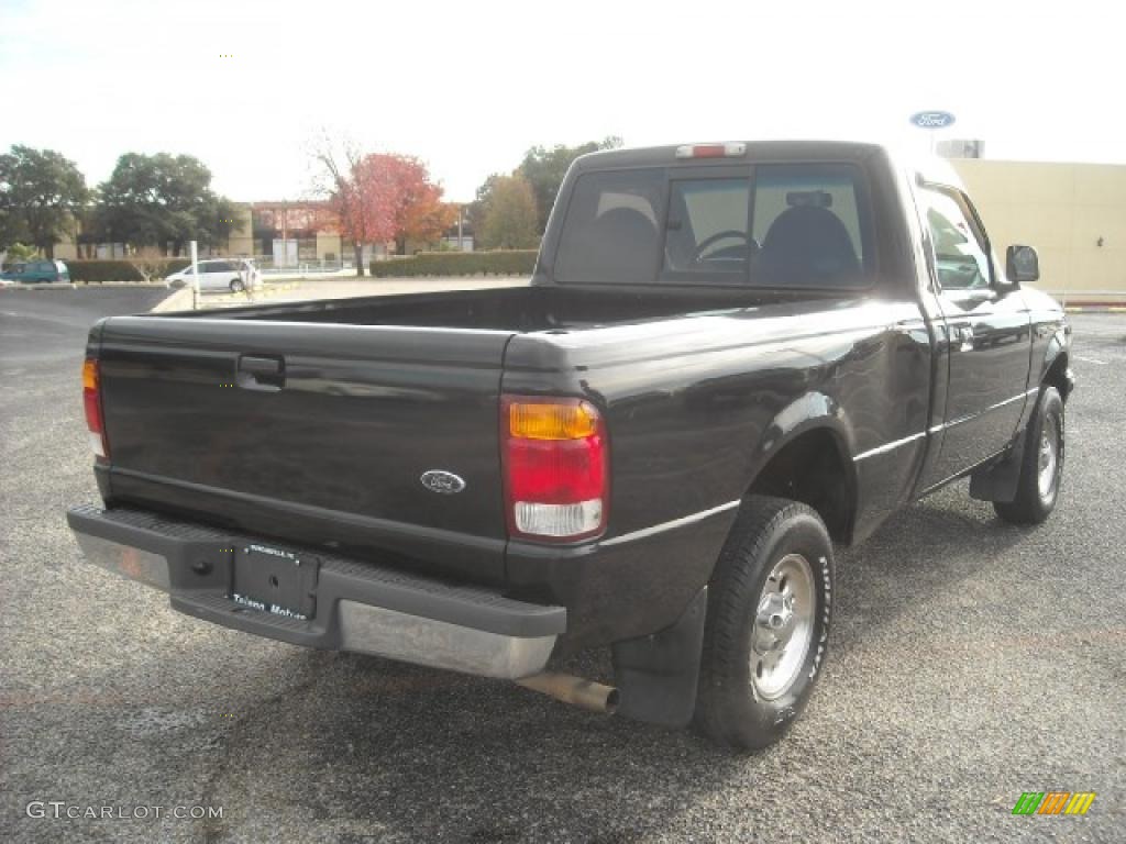 1998 Ranger XLT Regular Cab - Black / Medium Graphite photo #4