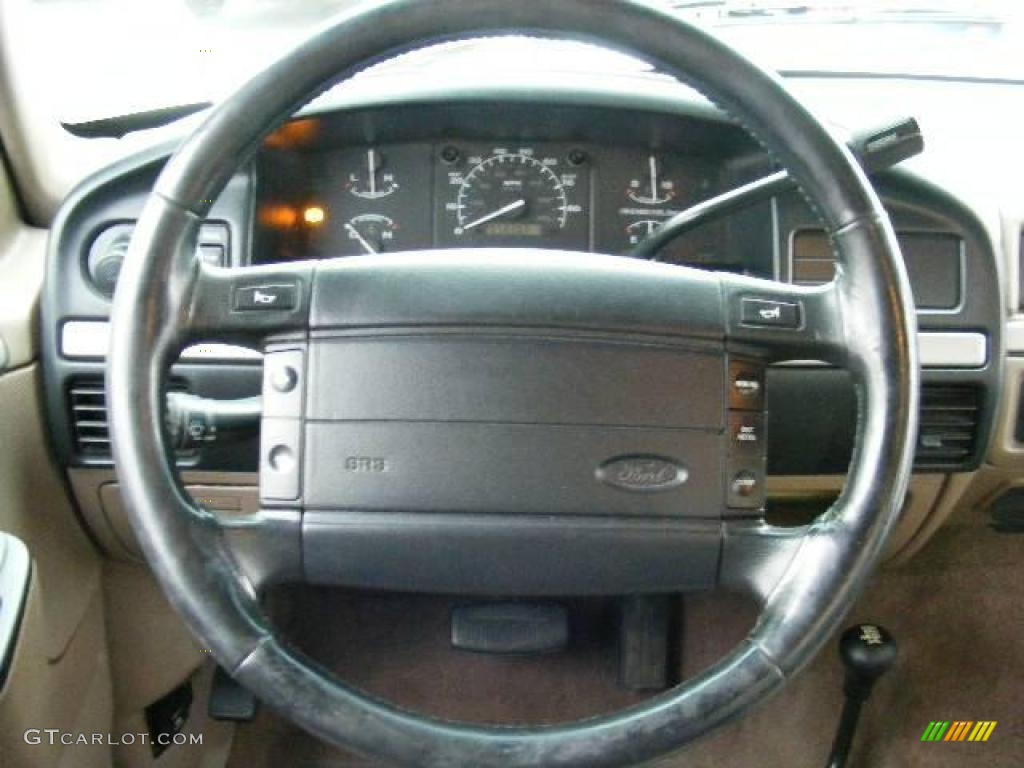 1995 F150 Eddie Bauer Extended Cab 4x4 - Oxford White / Beige photo #16