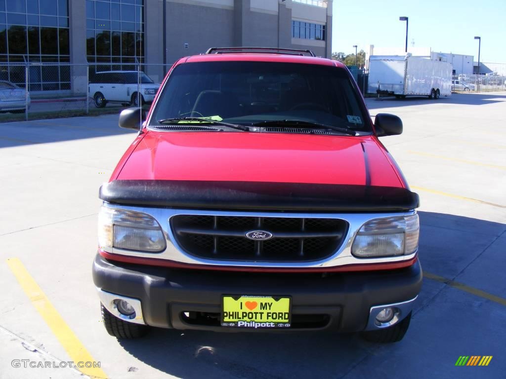 1999 Explorer XLT 4x4 - Bright Red Clearcoat / Dark Graphite photo #8