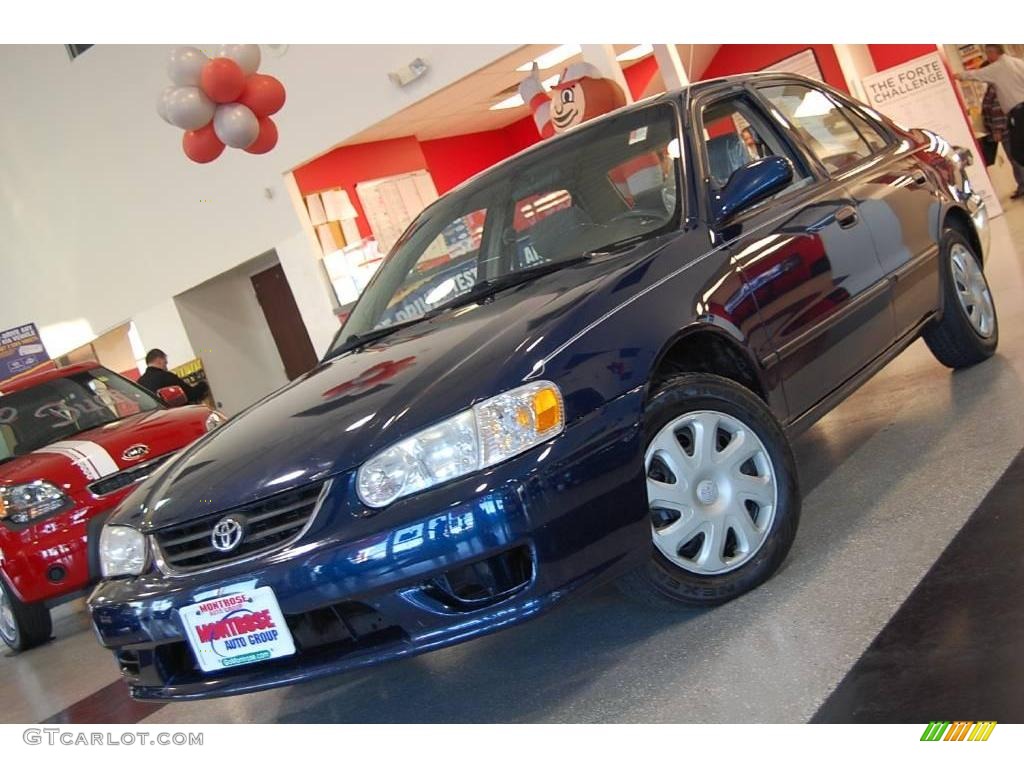 2001 Corolla CE - Indigo Ink Blue Pearl / Light Charcoal photo #1