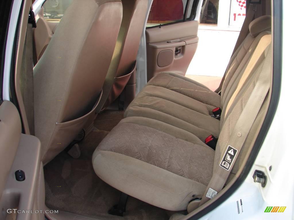 1999 Explorer XLT 4x4 - Oxford White / Medium Prairie Tan photo #16