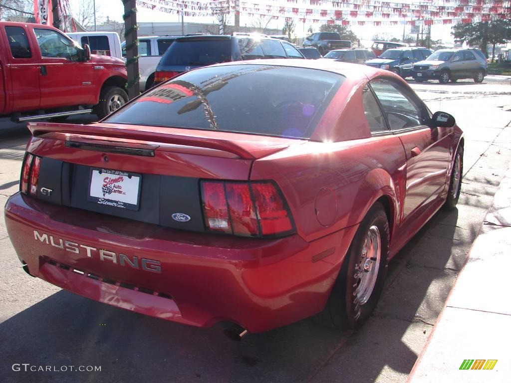 1999 Mustang GT Coupe - Laser Red Metallic / Dark Charcoal photo #7