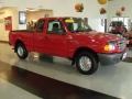 2003 Bright Red Ford Ranger XL SuperCab  photo #8